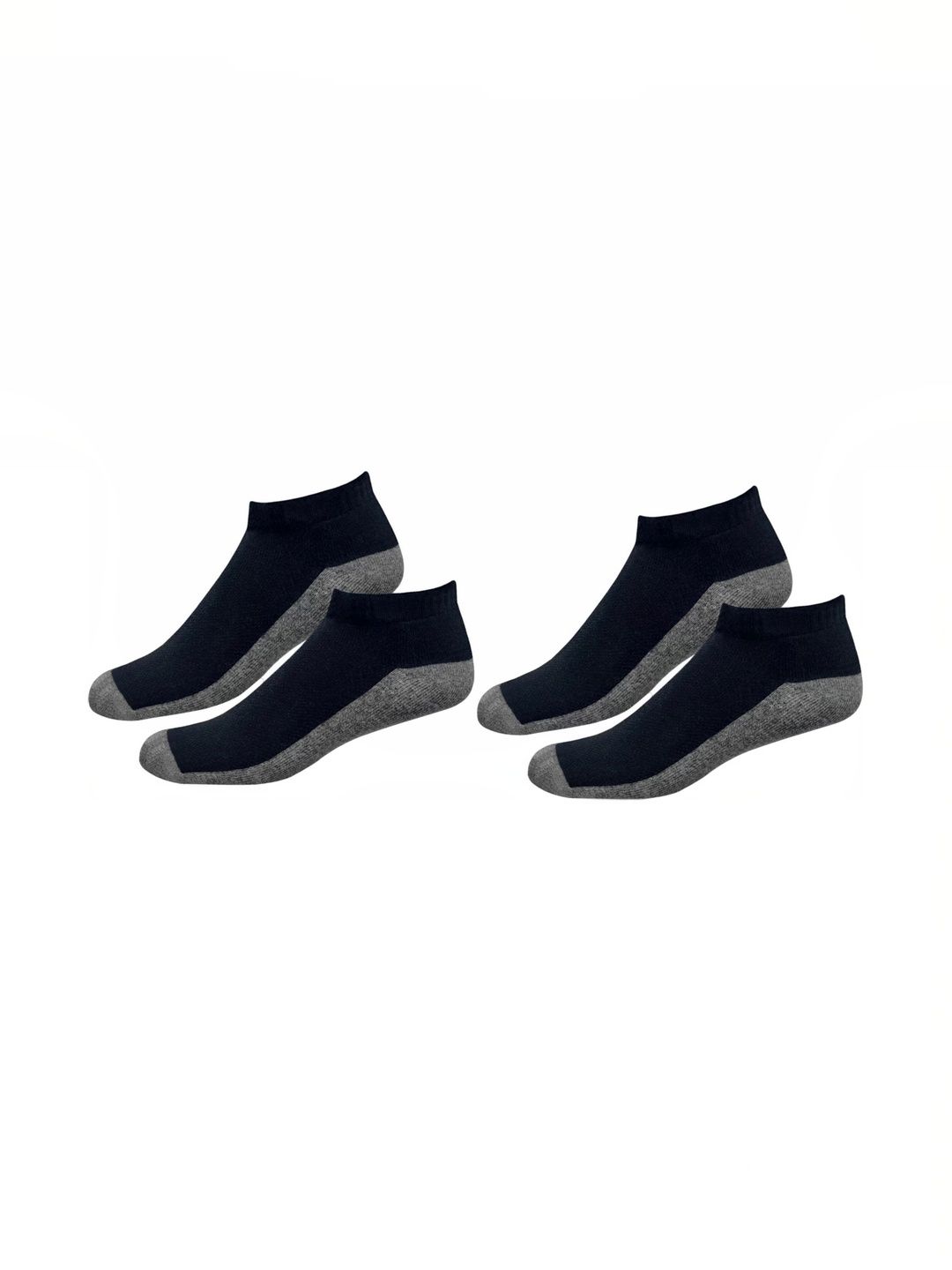 akeet trend Men Pack of 2 Cotton Assorted Colourblocked Ankle Length Socks