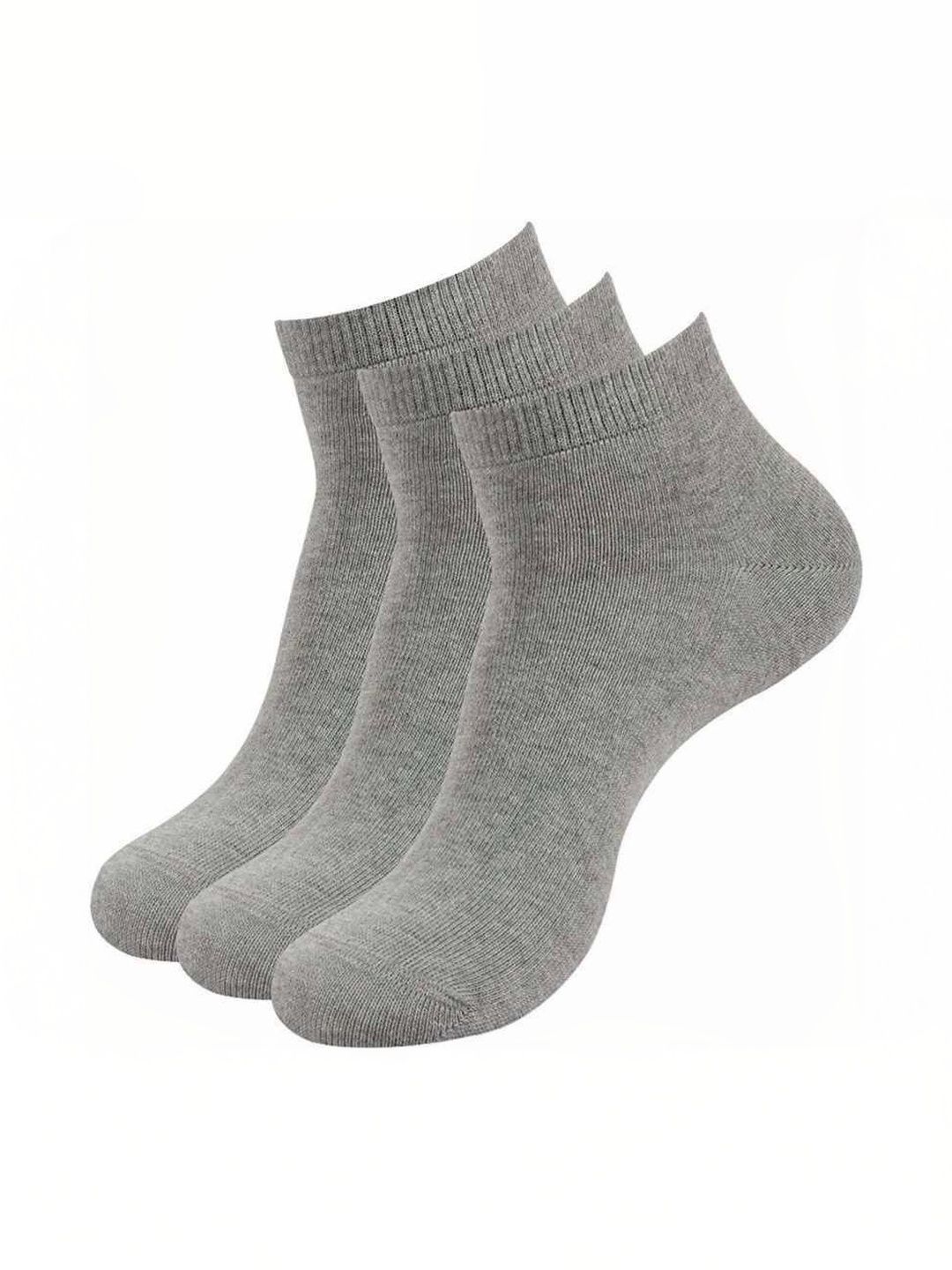 akeet trend Men Pack of 3 Cotton Assorted Ankle Length Socks
