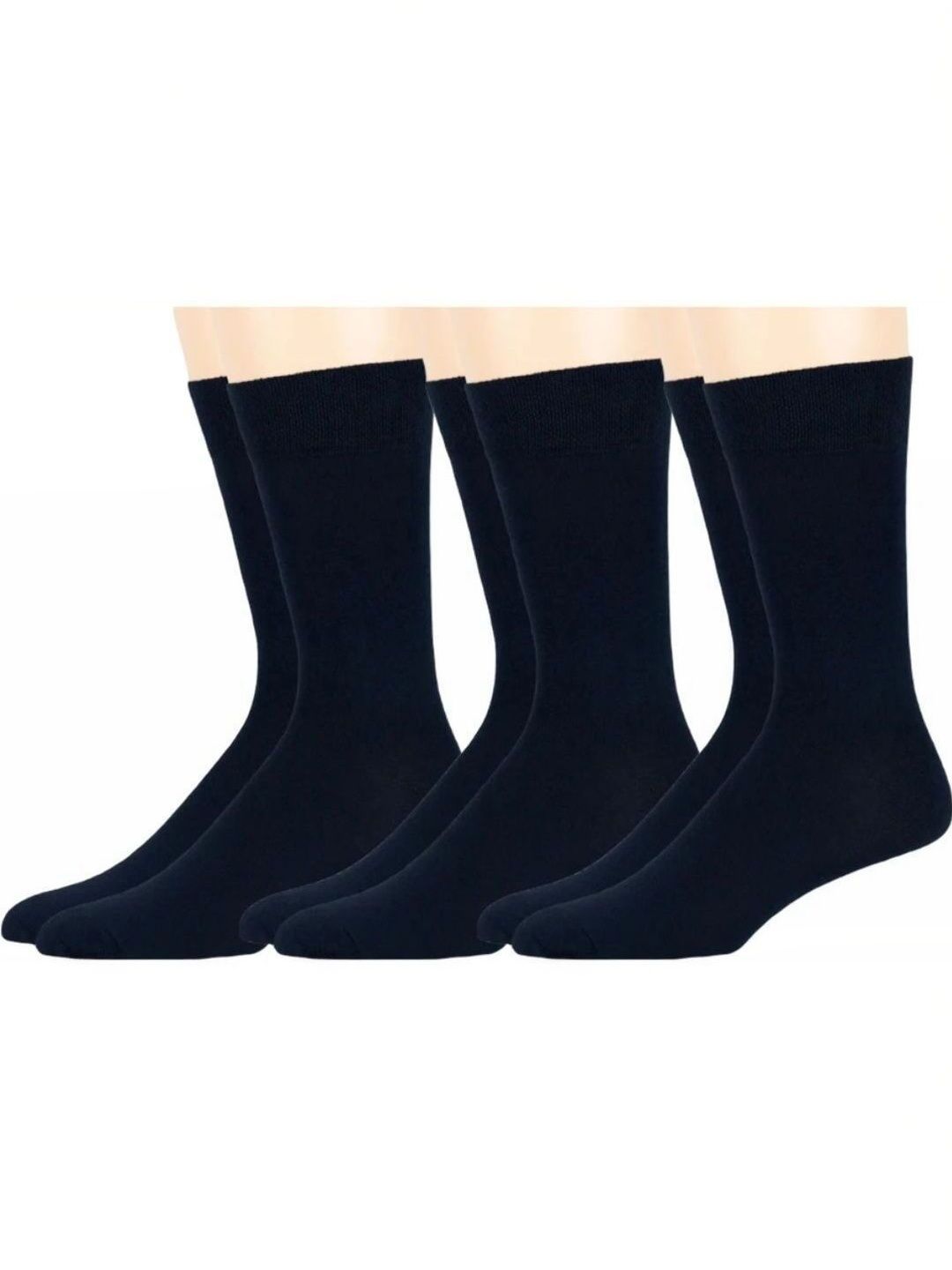 Akeeta Men Pack of 3 Cotton Assorted Calf Length Socks