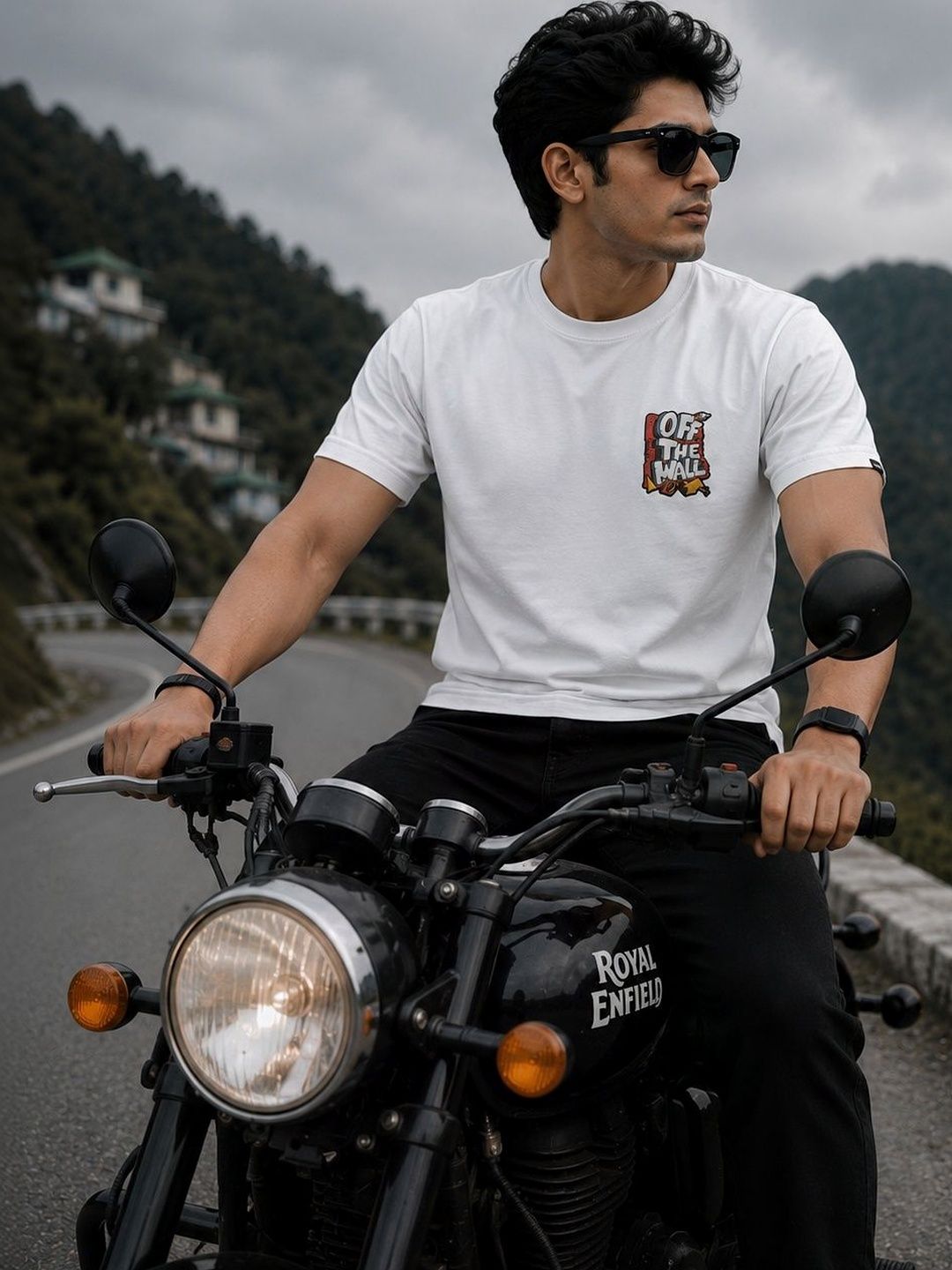 Y TULSI Men Typography Printed T-shirt