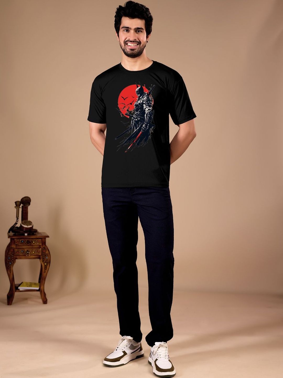 BAESD Men Batman Printed T-shirt