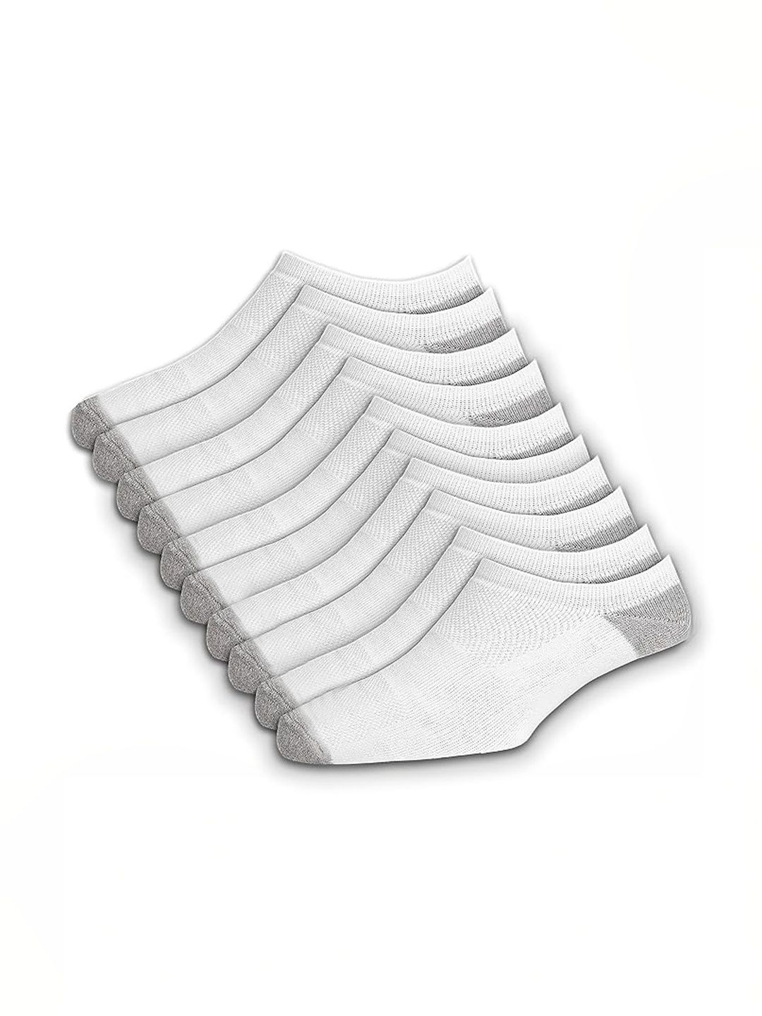 Akeeta Men Pack of 5 Cotton Assorted Shoe Liners Socks