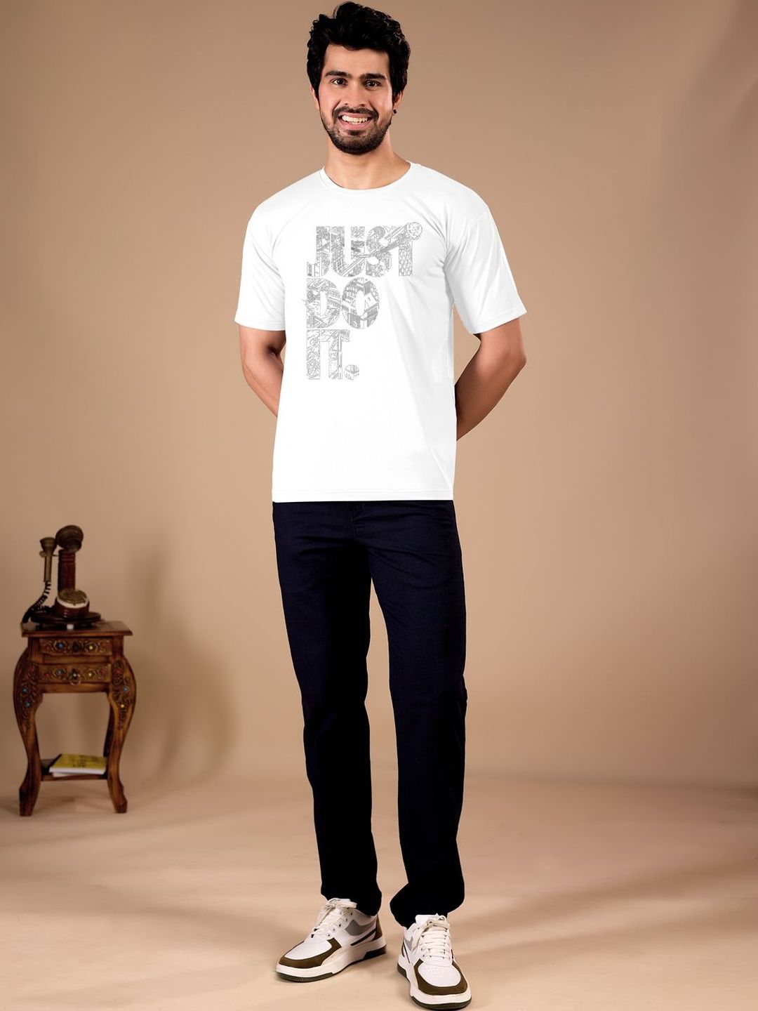 BAESD Men Typography Printed T-shirt