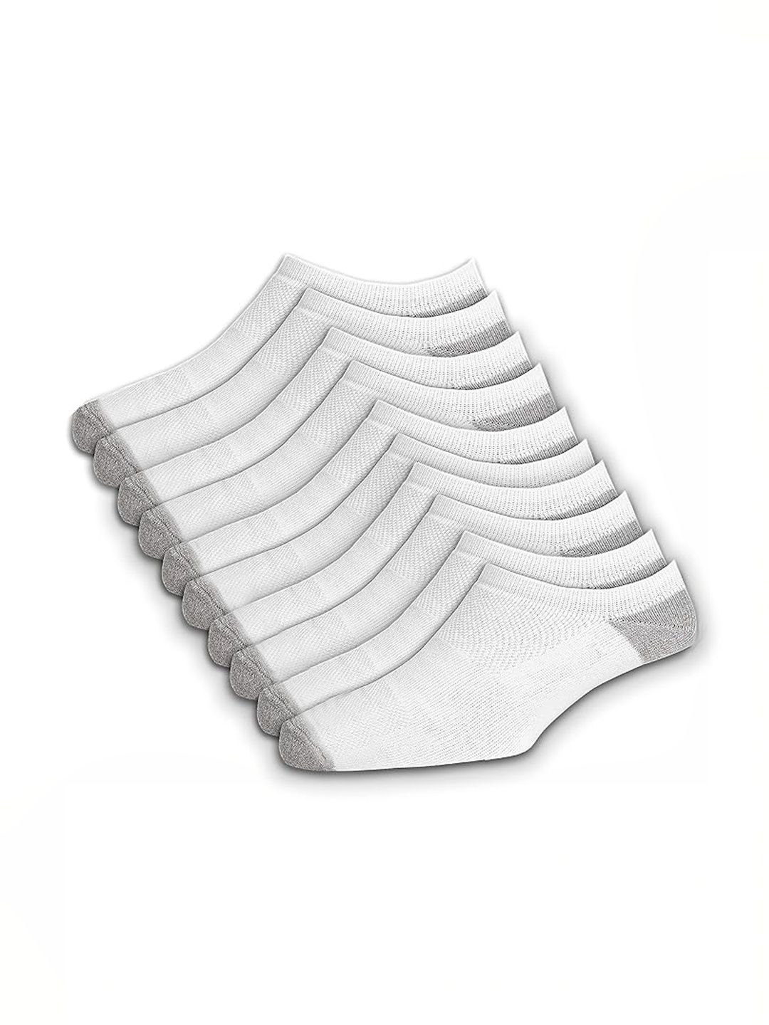 akeet trend Men Pack of 5 Cotton Assorted Shoe Liners Socks