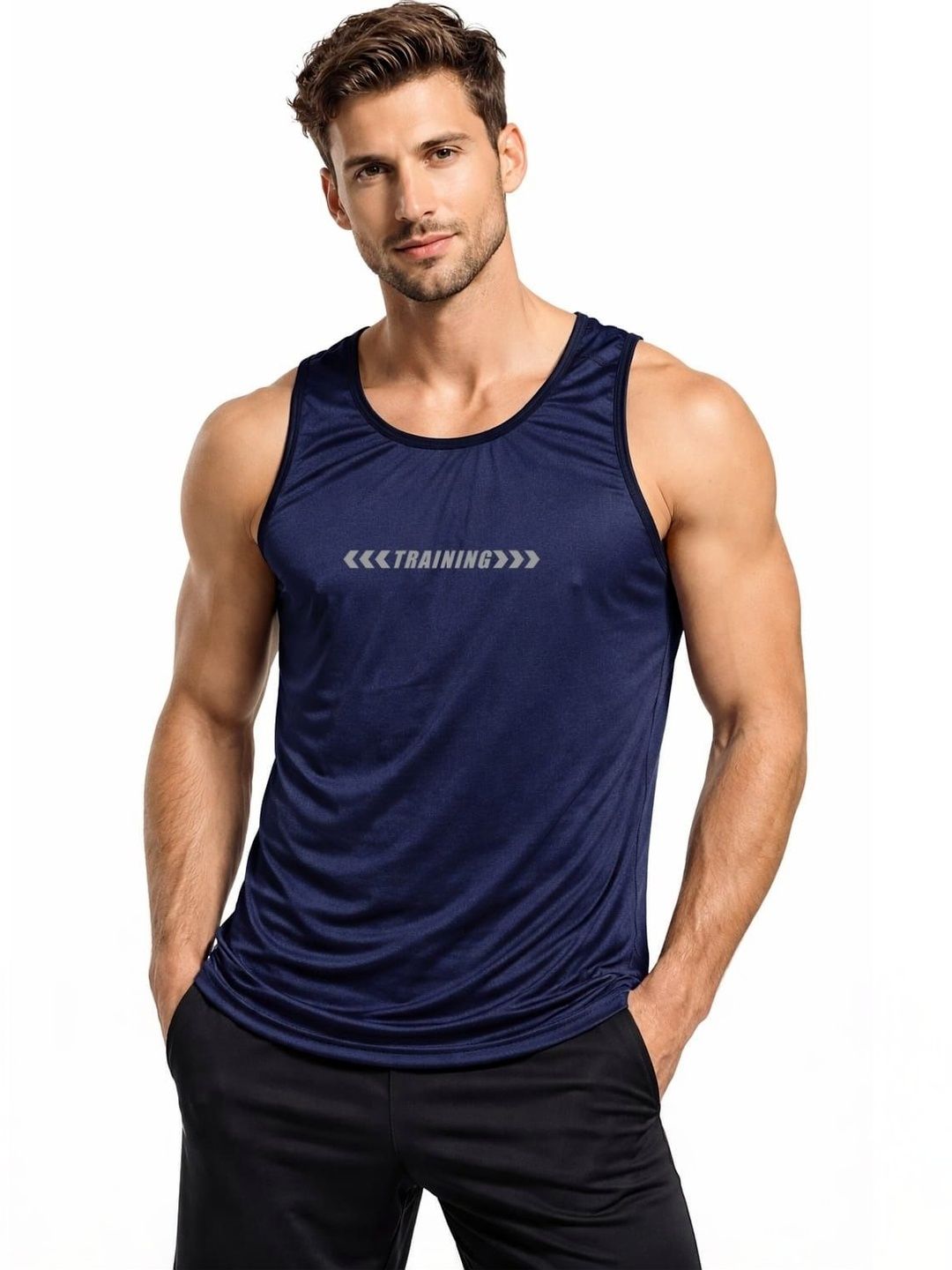 VTSPORTS Printed Gym Vest