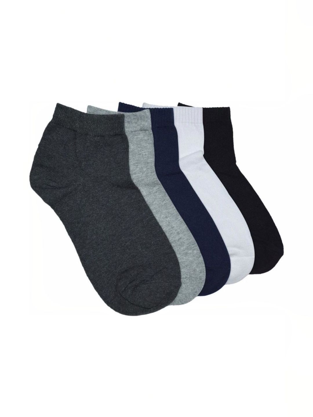 Akeeta Men Pack of 5 Cotton Assorted Ankle Length Socks