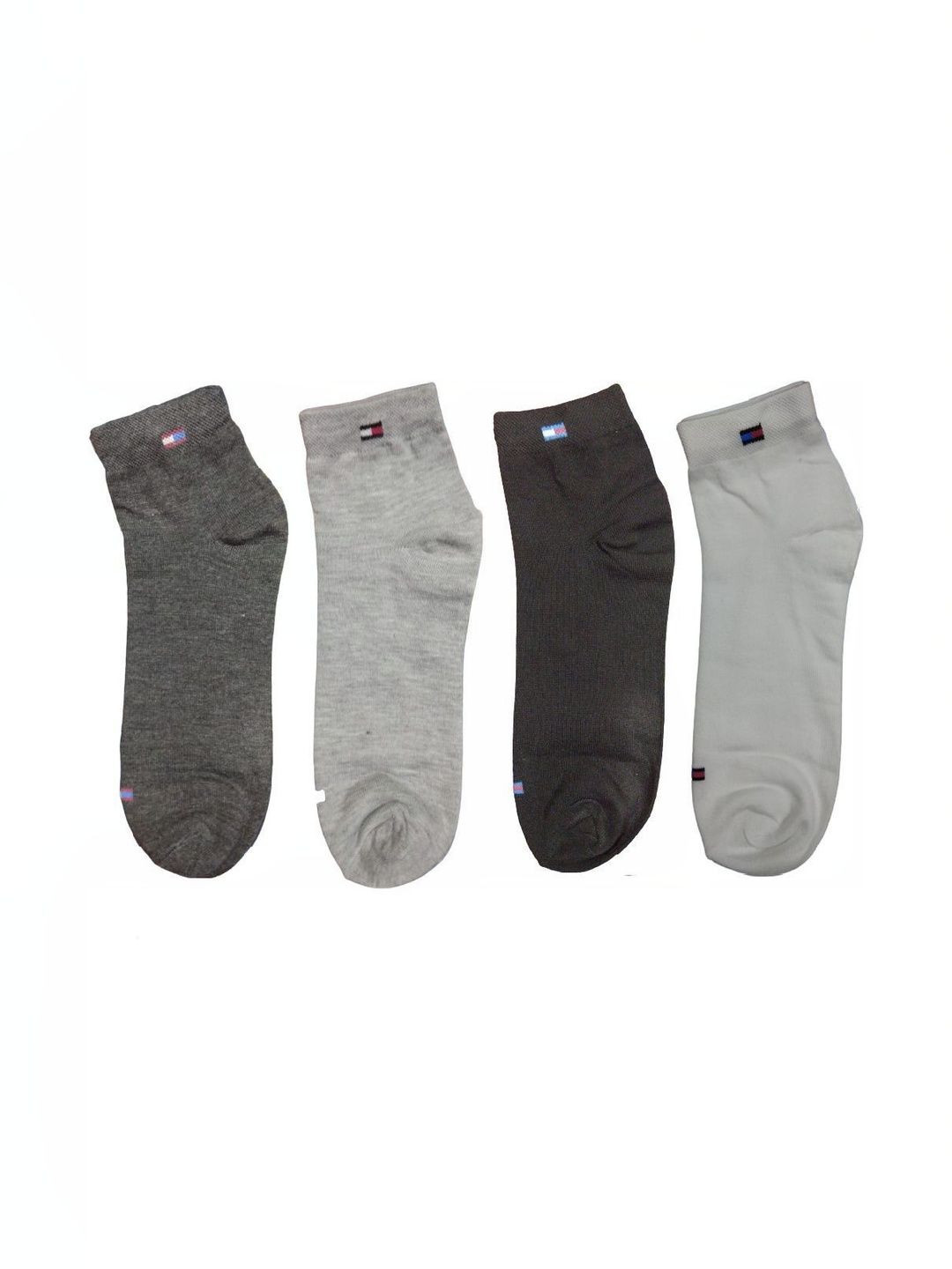 Akeeta Men Pack of 4 Cotton Assorted Ankle Length Socks