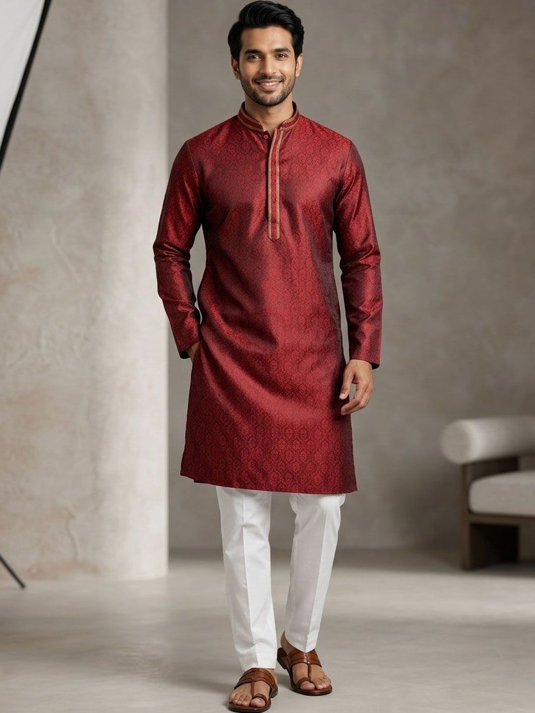 Dincharya Men Kurta