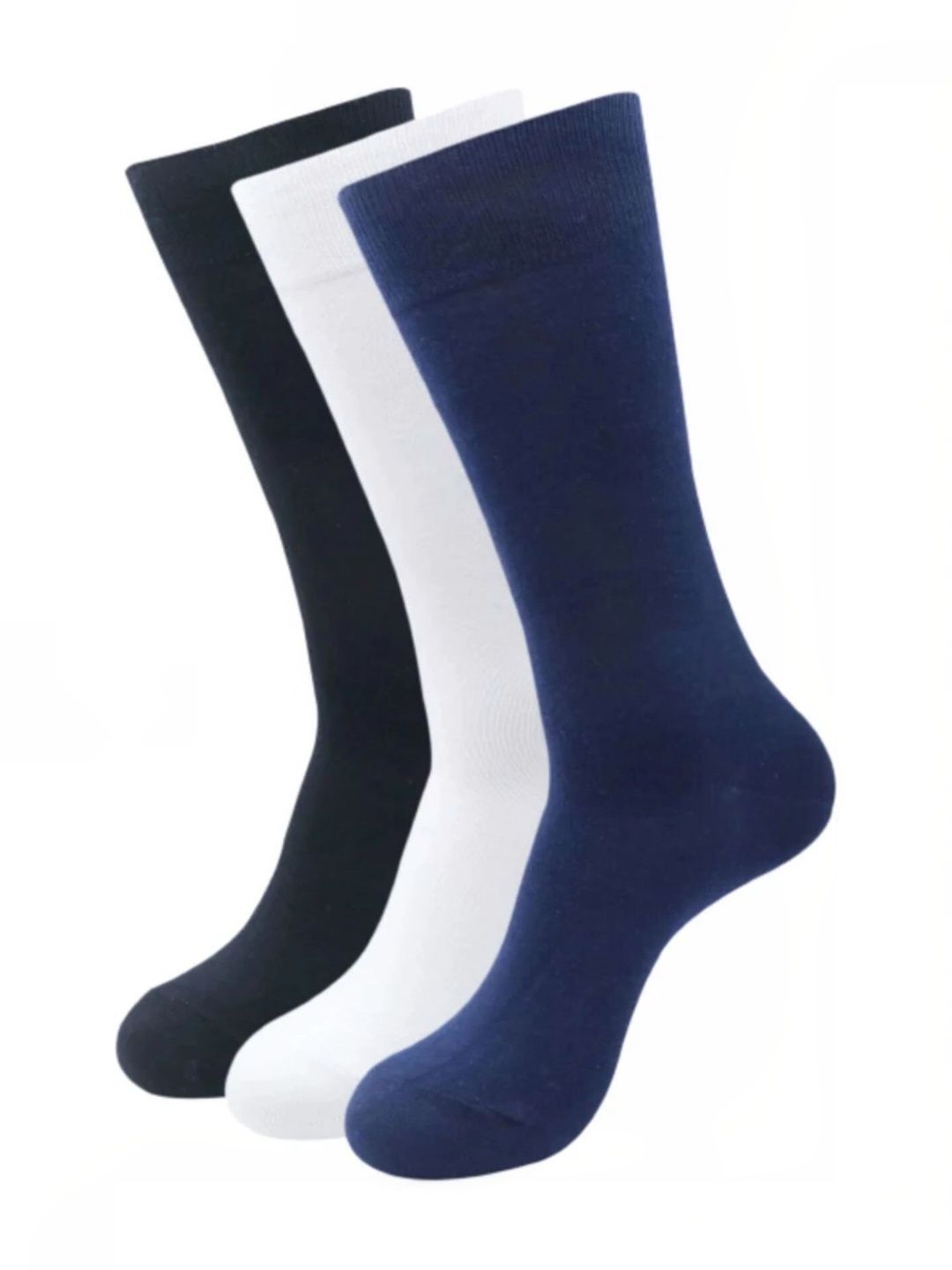 akeet trend Men Pack of 3 Cotton Assorted Calf Length Socks