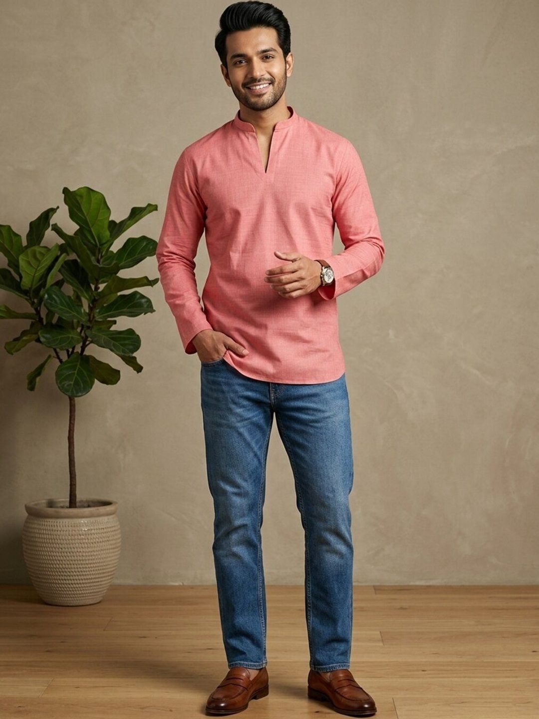 Dincharya Men Kurta
