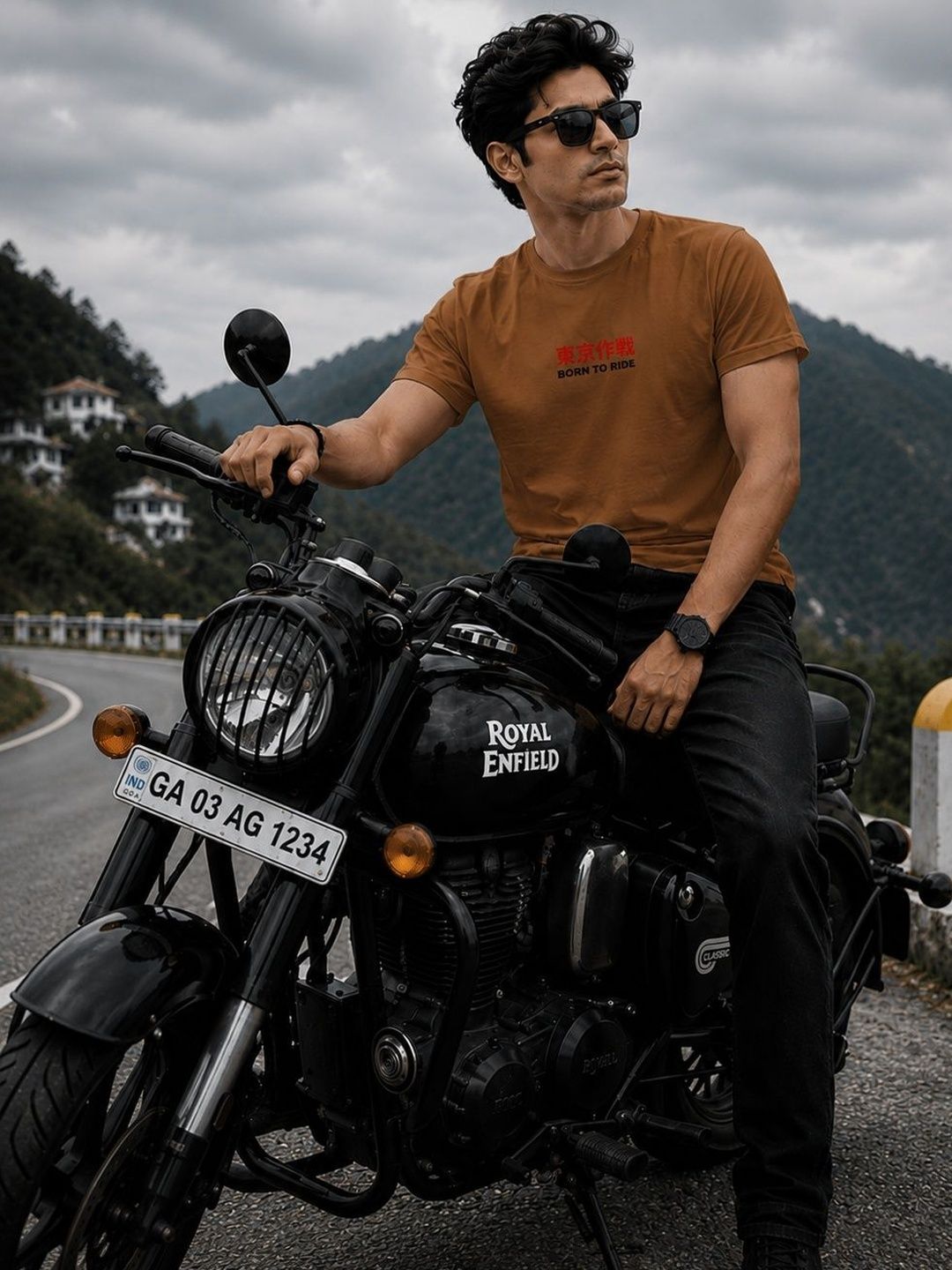 Y TULSI Men Printed T-shirt