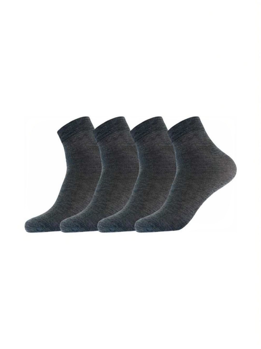 Akeeta Men Pack of 4 Cotton Assorted Ankle Length Socks