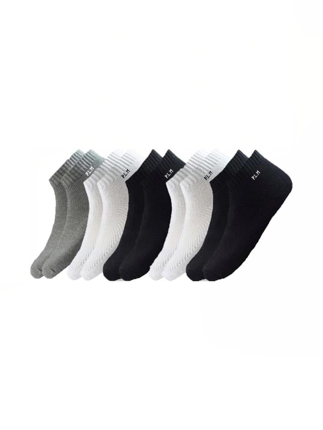 akeet trend Men Pack of 5 Cotton Assorted Ankle Length Socks