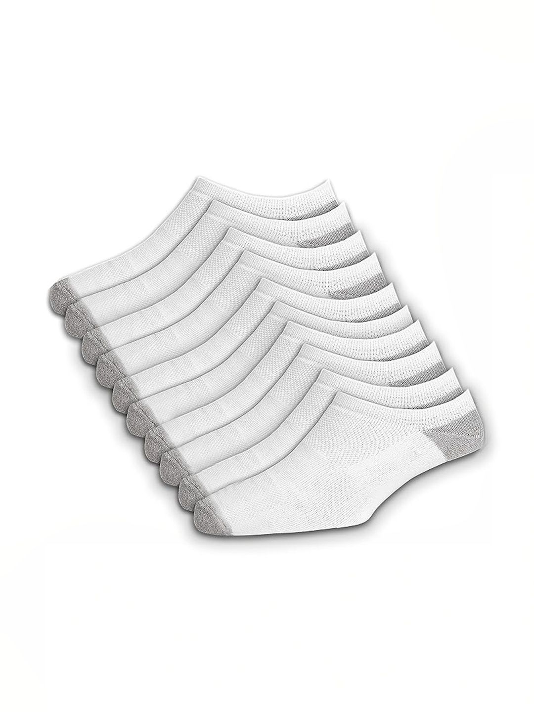 akeet trend Men Pack of 5 Cotton Assorted Shoe Liners Socks