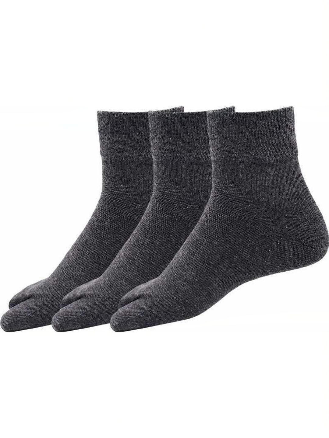 Akeeta Men Pack of 3 Cotton Assorted Ankle Length Socks