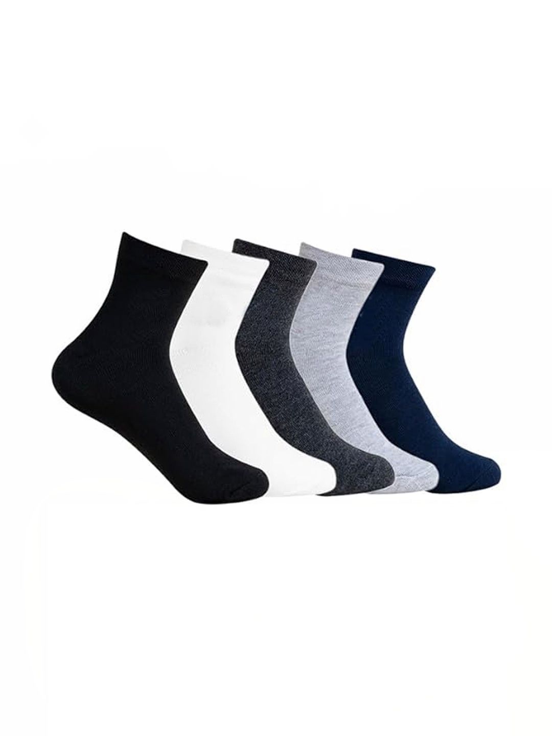akeet trend Men Pack of 5 Cotton Assorted Ankle Length Socks