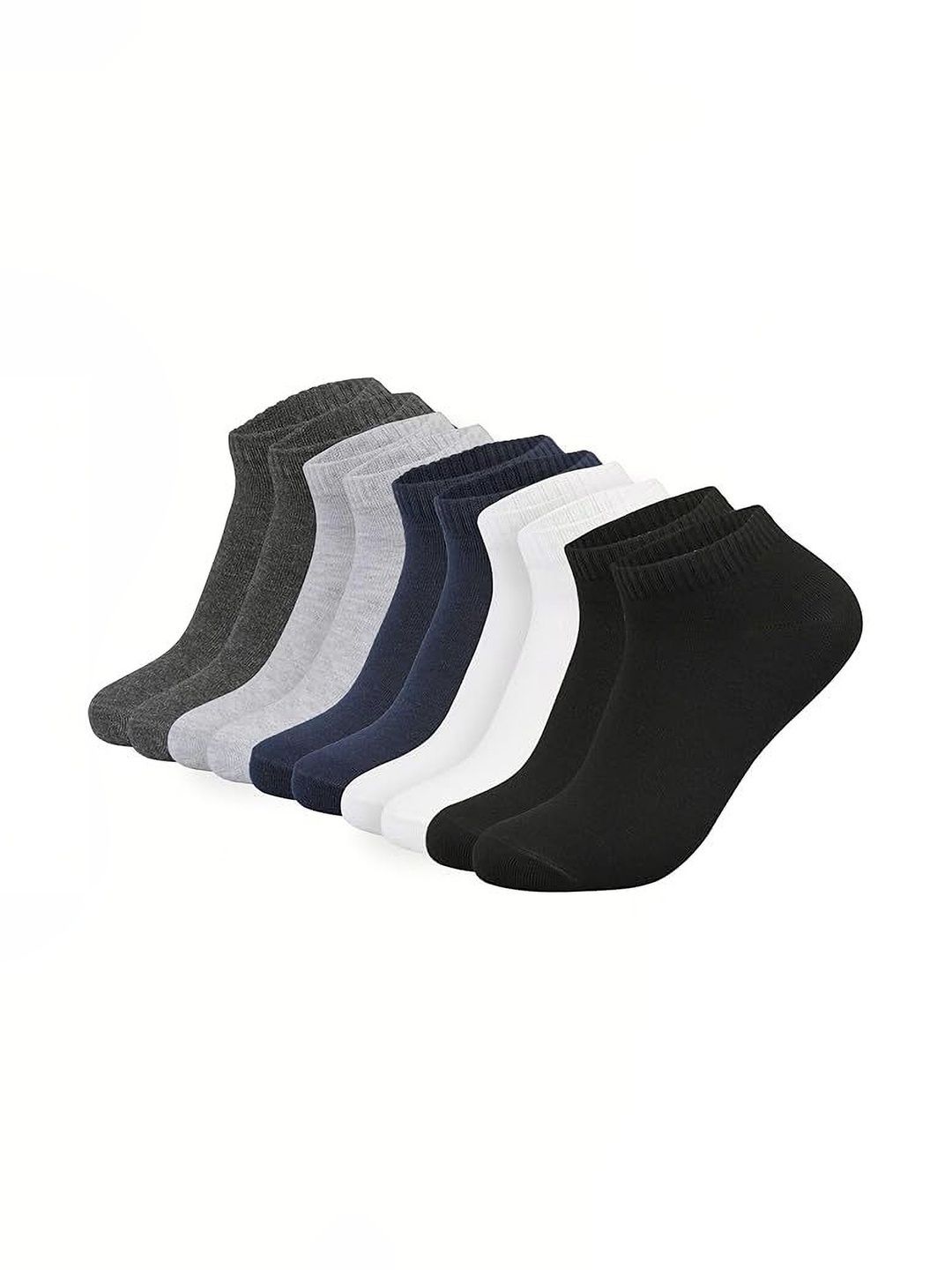 Akeeta Men Pack of 10 Cotton Assorted Ankle Length Socks