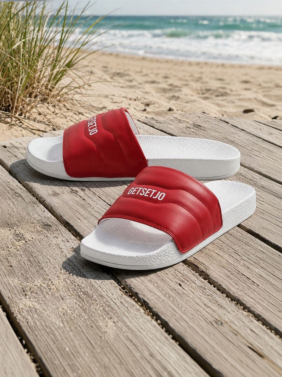 JOOTIYAPA Men Printed Sliders