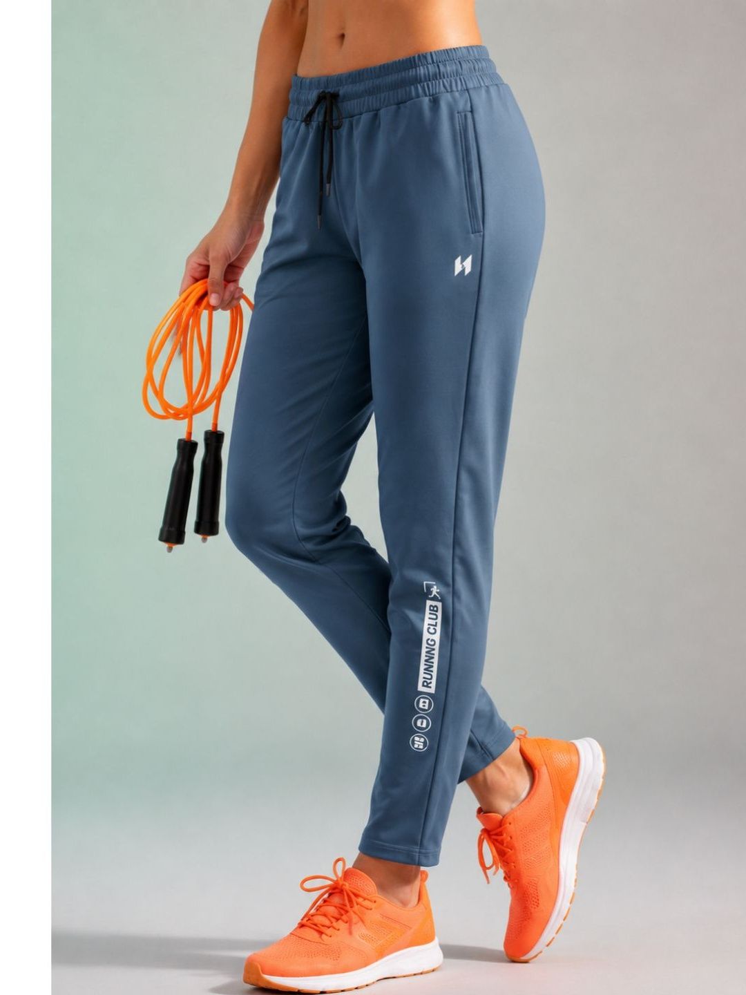 HUMAN SPIRIT Women Regular Fit Typography Dry Fit Running Joggers