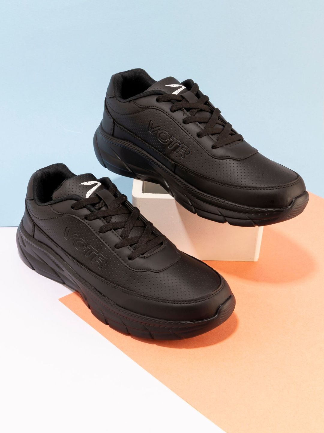 VCTR BossXL Lightweight Breathable Synthetic Leather Running Shoes