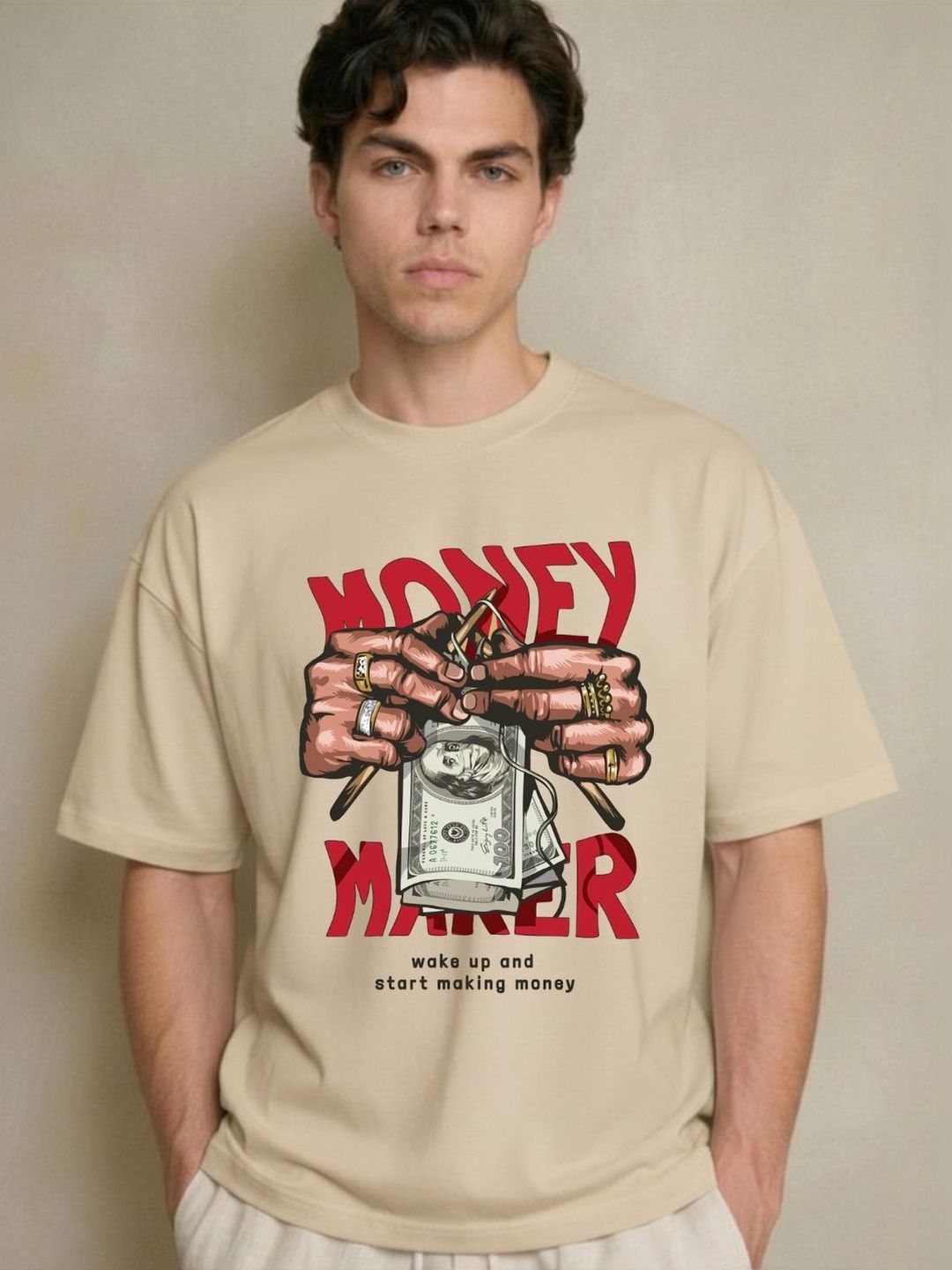 R.Code by The Roadster Life Co. Men Printed T-shirt