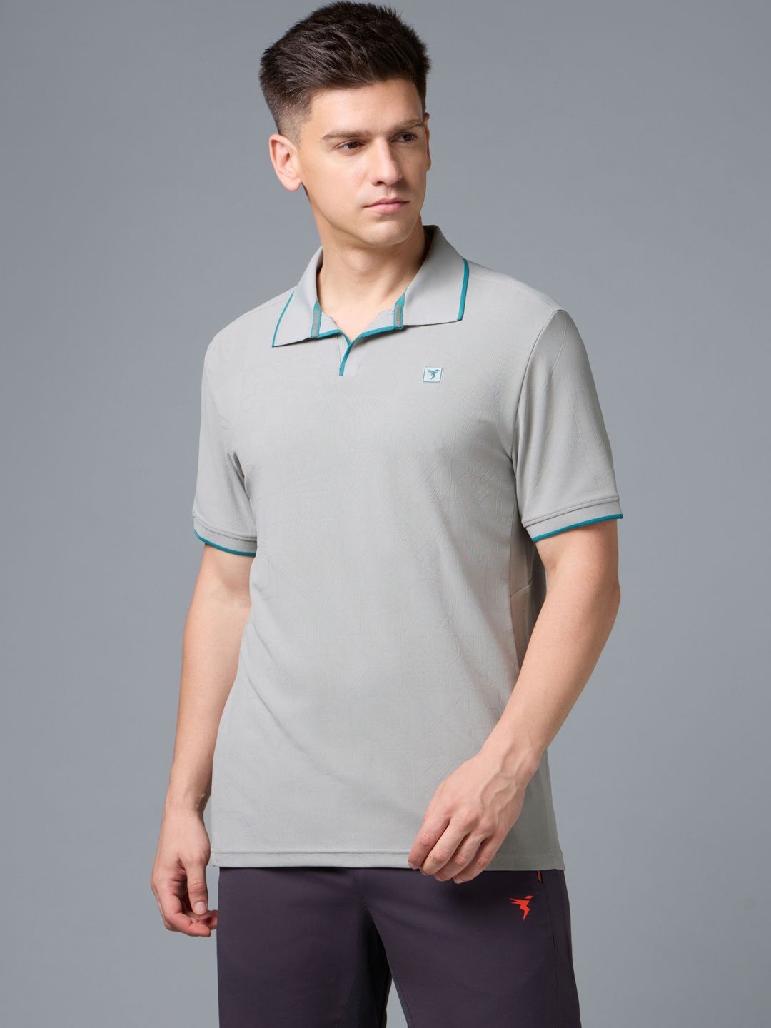 Technosport Men Polo Collar T-shirt