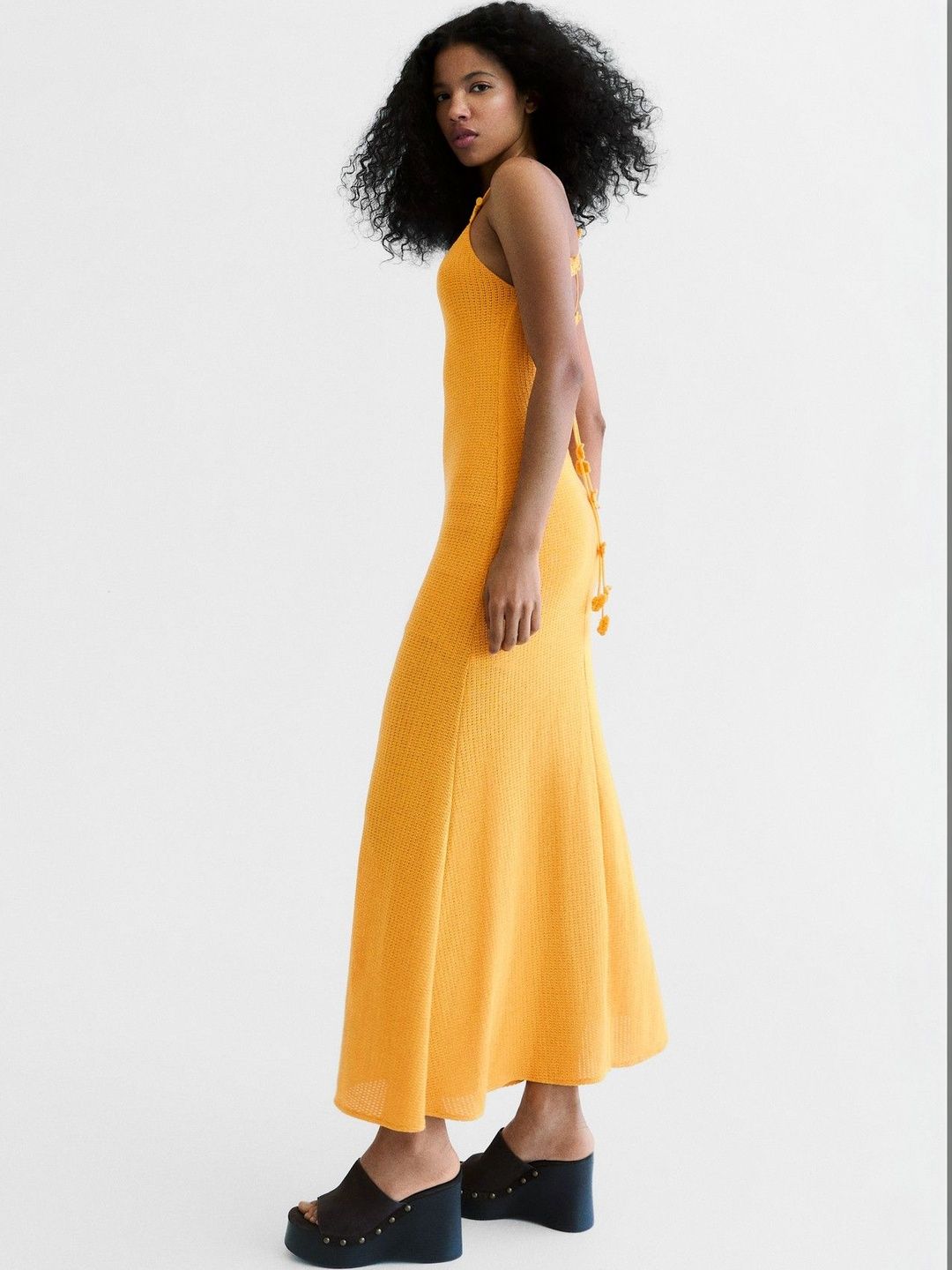 Long Rustic Crochet Dress