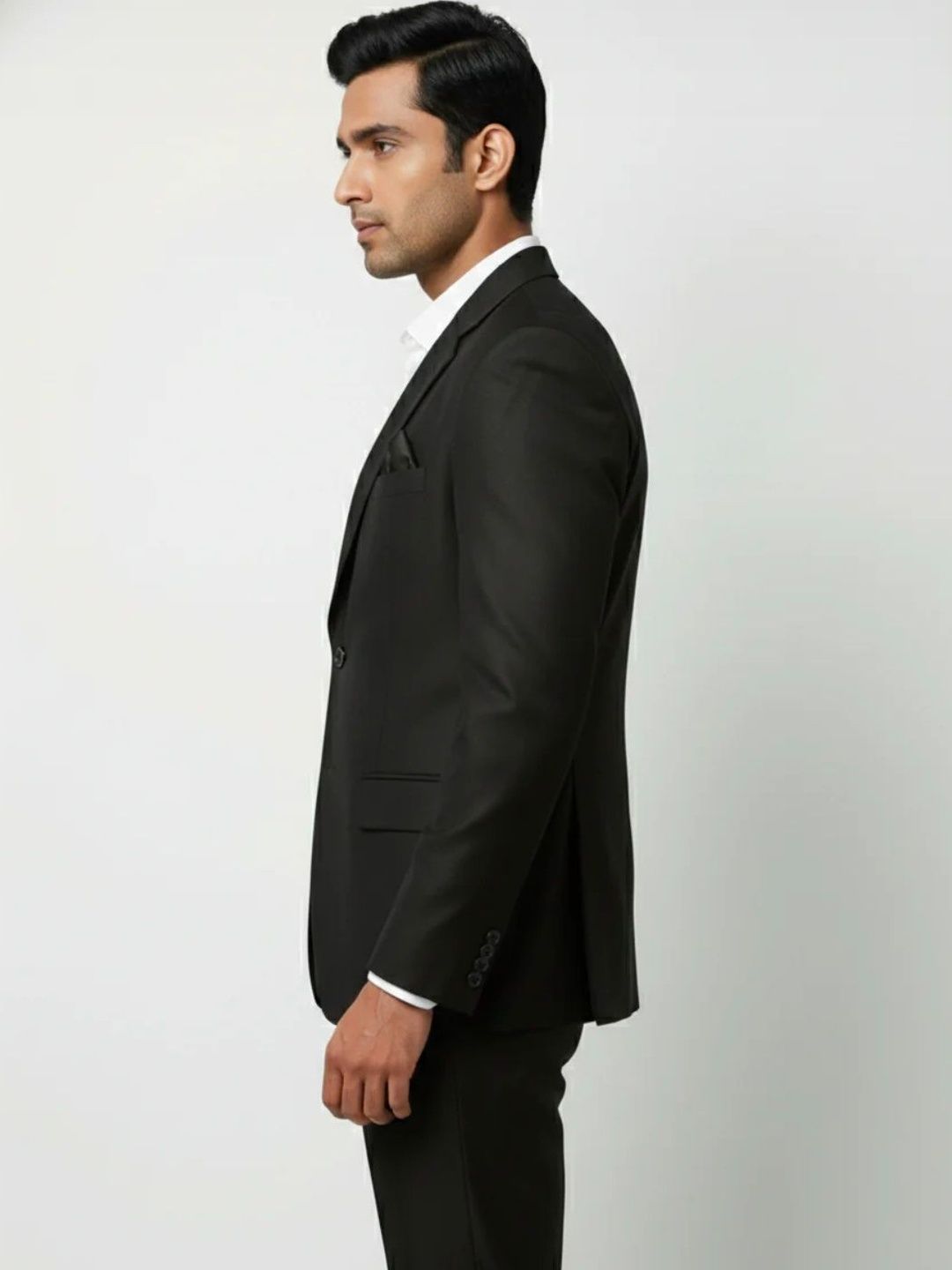 TRIANGLE Notched Lapel 2 Piece Blazer & Trousers Suits