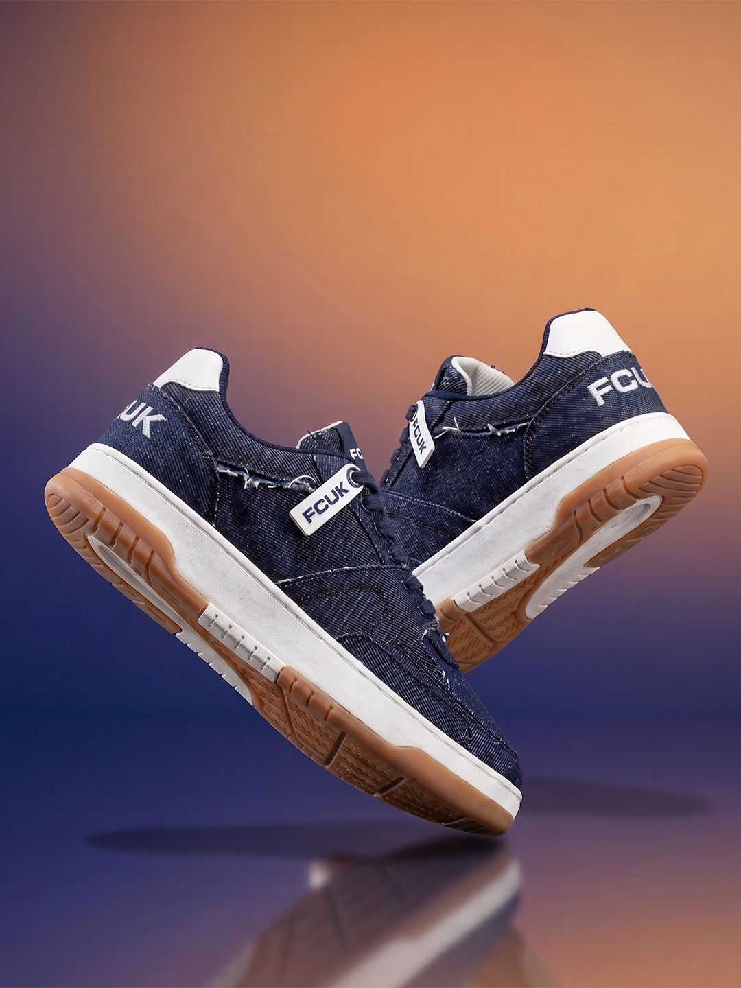 FCUK Men Textured Casual Sneakers