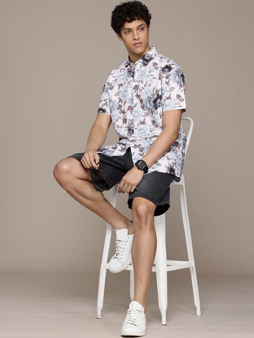 Mast & Harbour Men Floral Printed Casual Shirt