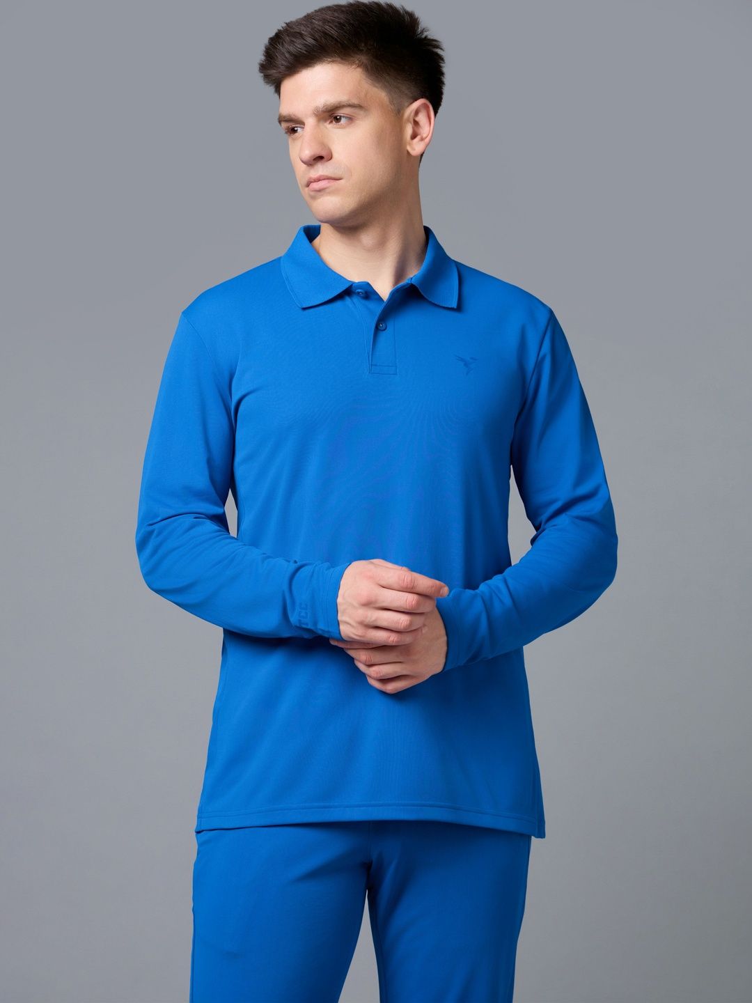 Technosport Men Polo Collar Slim Fit T-shirt