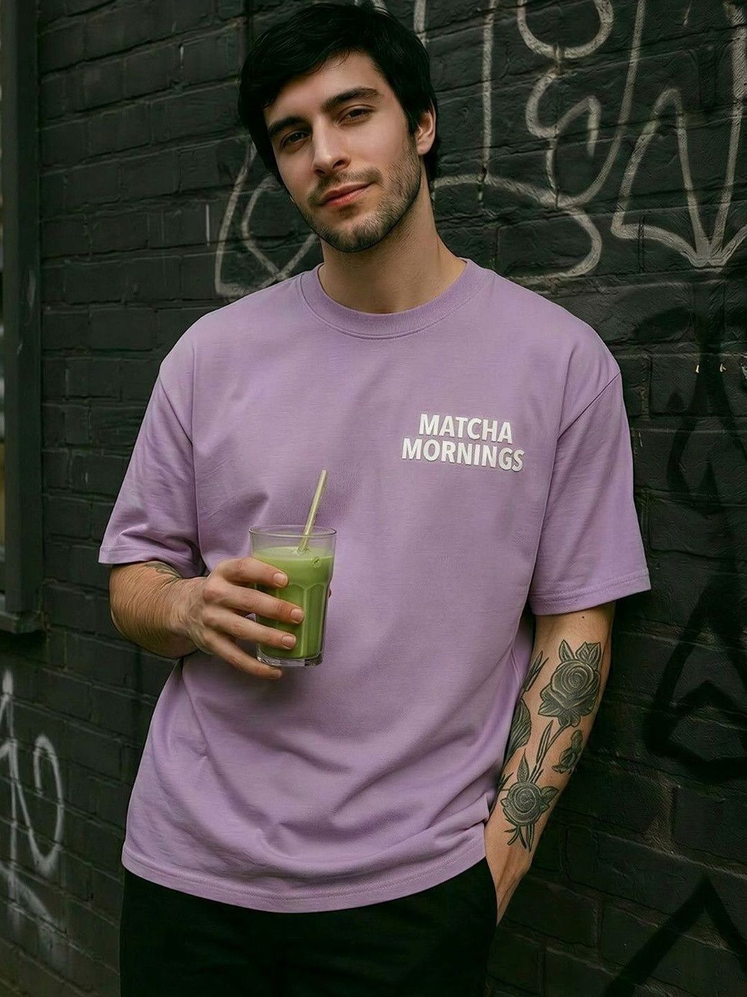 TOXA Men Typography Printed T-shirt