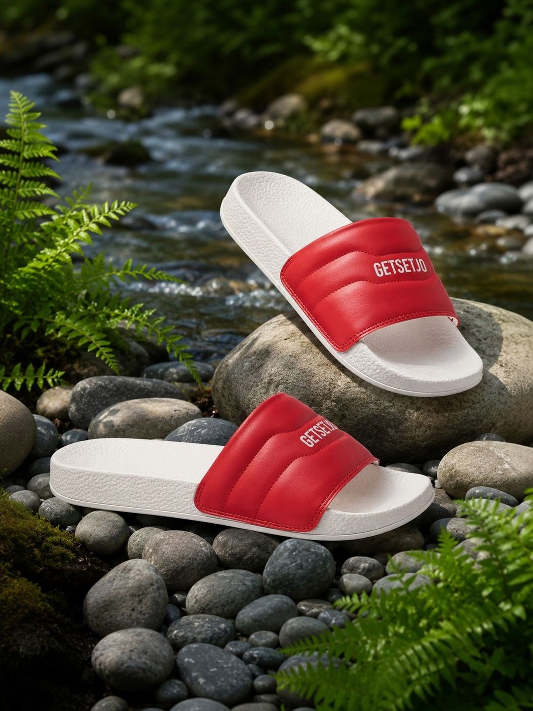 JOOTIYAPA Men Printed Sliders