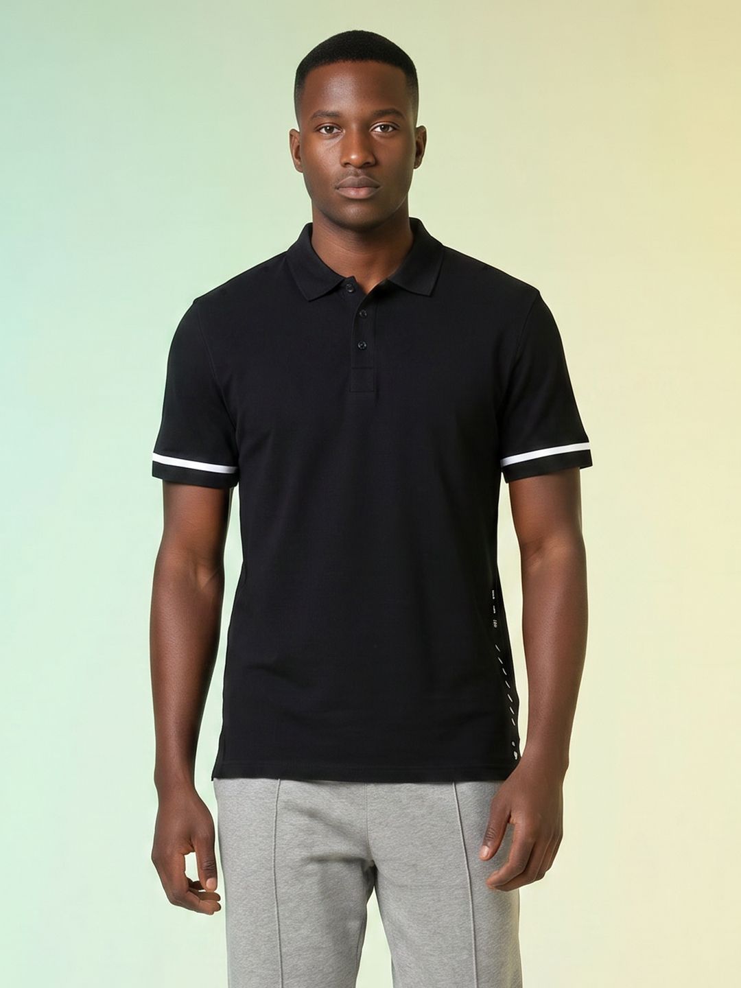 HRX by Hrithik Roshan Polo Collar Brand Logo Printed T-Shirt