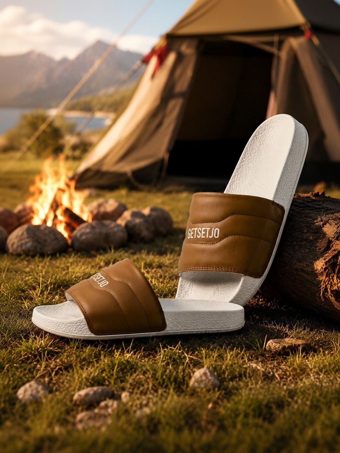 JOOTIYAPA Men Printed Sliders