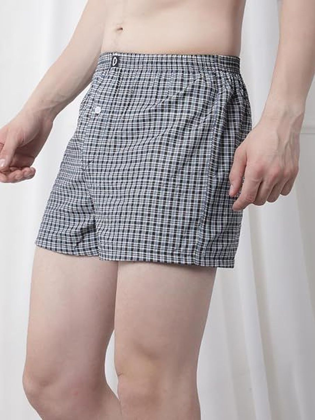 Dollar Pack Of 3 Checked Cotton Boxers TSSO-01-CHECK671-PO3