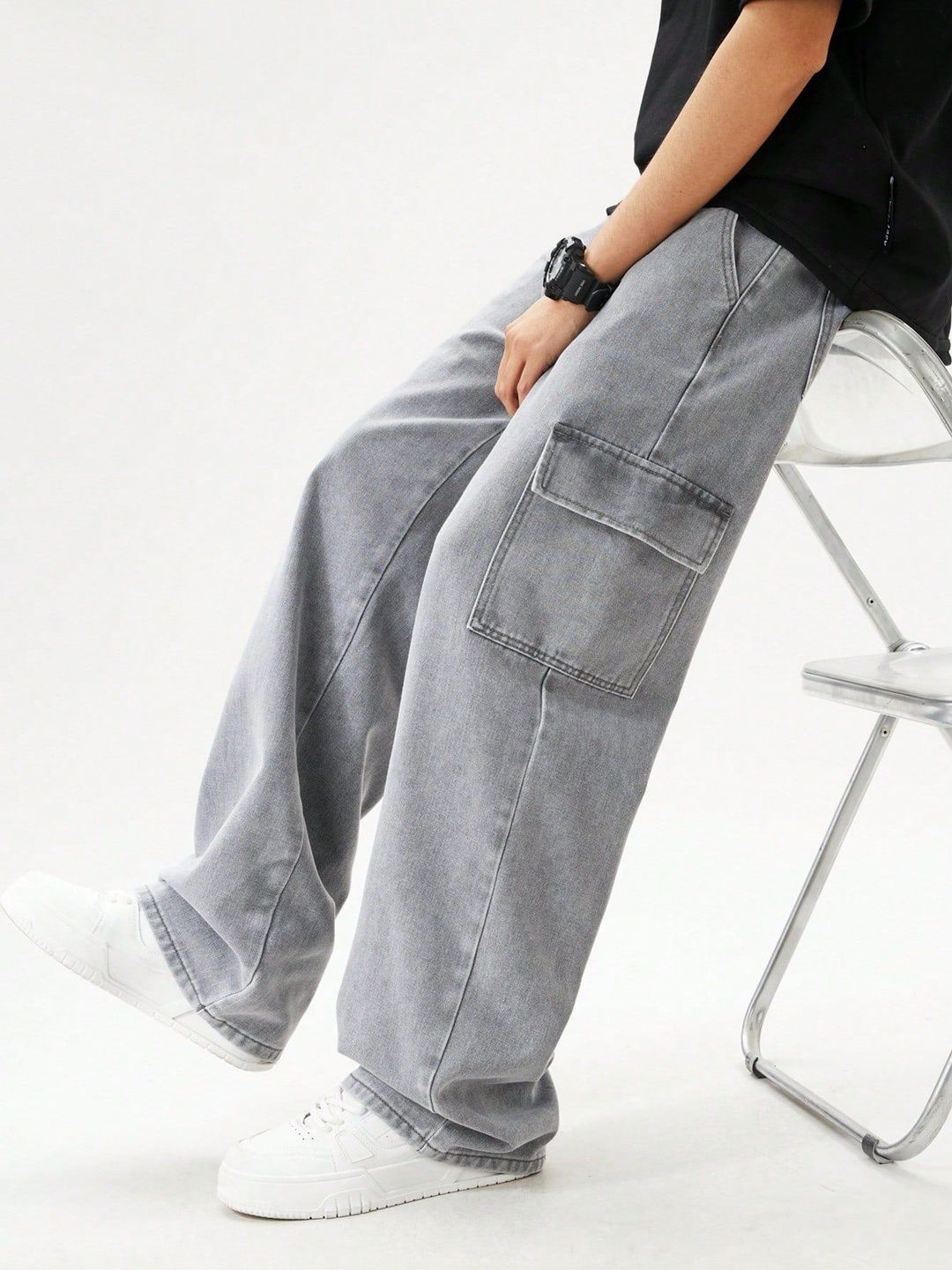 R.Code by The Roadster Life Co. Men Regular Fit High-Rise Light Fade Jeans