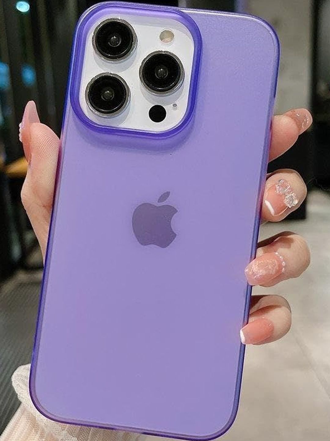 COVERLY Solid Printed iPhone 13 Pro Back Case Mobile Accessories