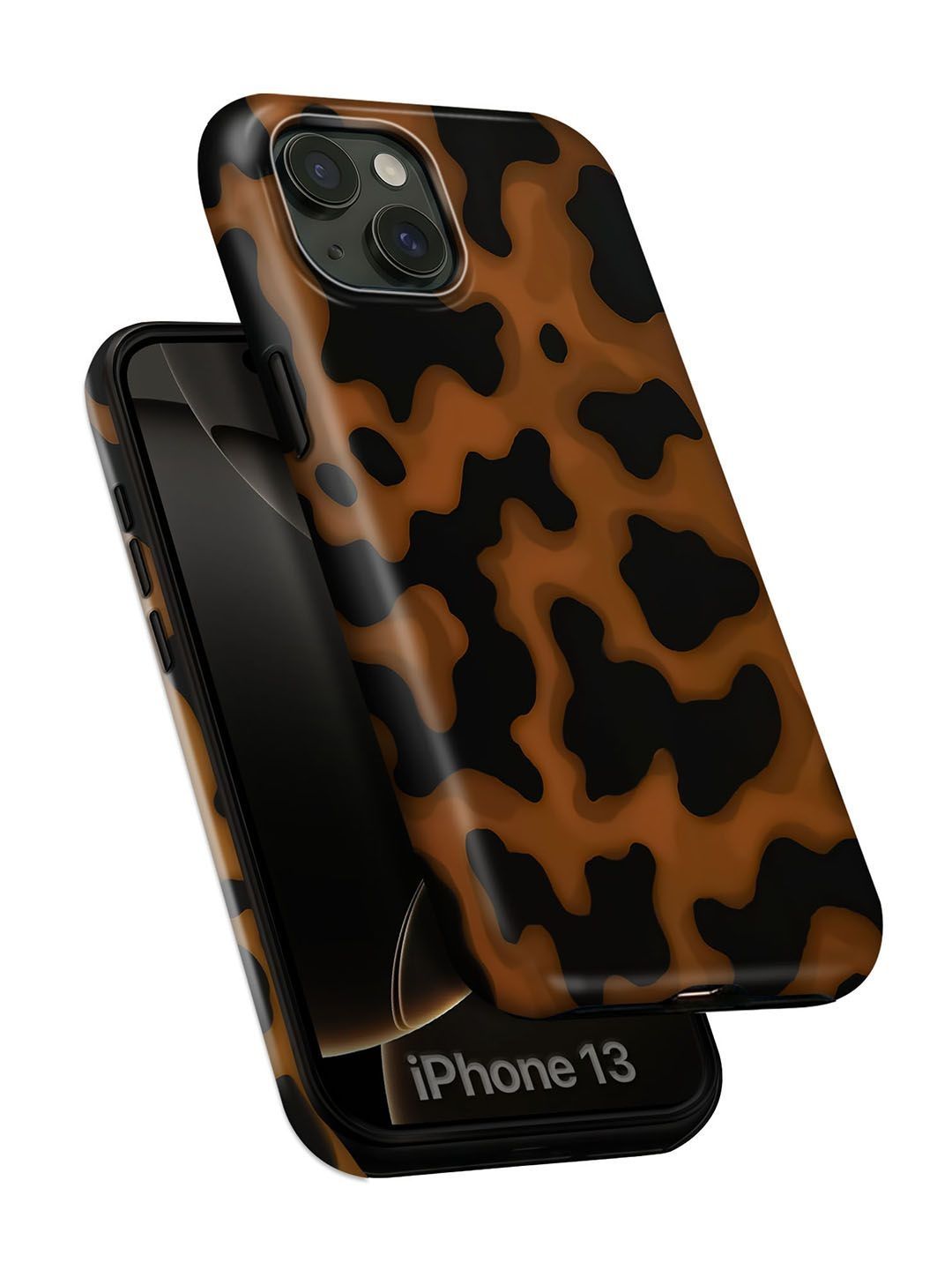QRIOH Abstract Printed iPhone 13 Back Case Mobile Accessories