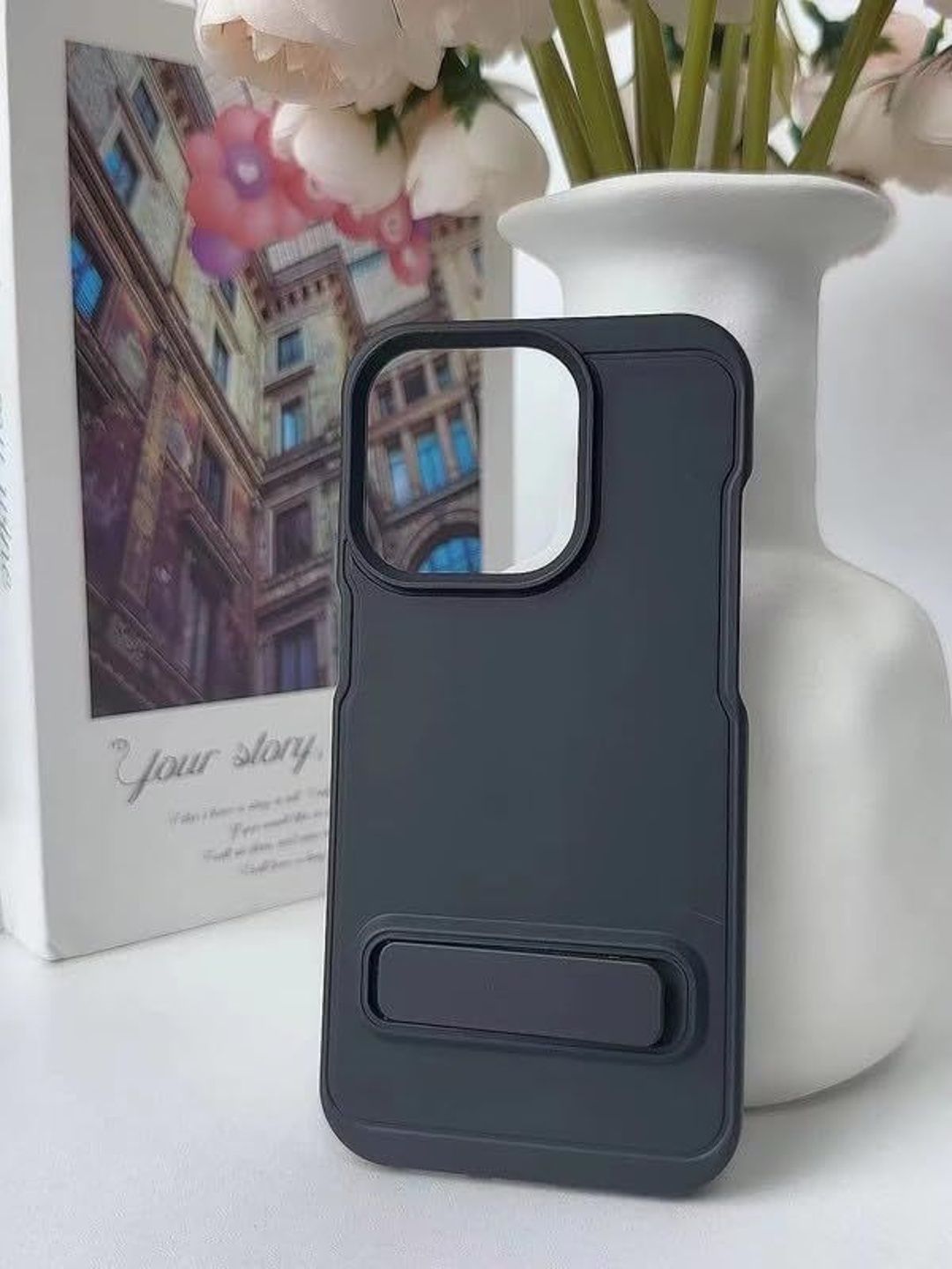 COVERLY Solid Printed iPhone 13 Pro Back Case Mobile Accessories