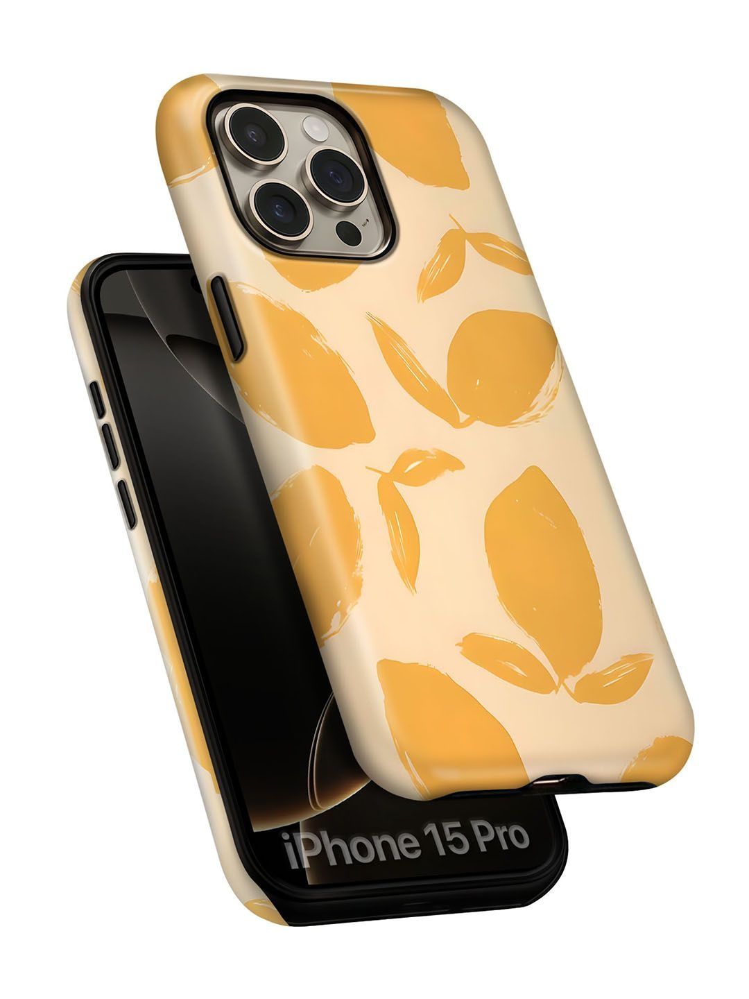 QRIOH Conversational Printed iPhone 15 Pro Back Case Mobile Accessories