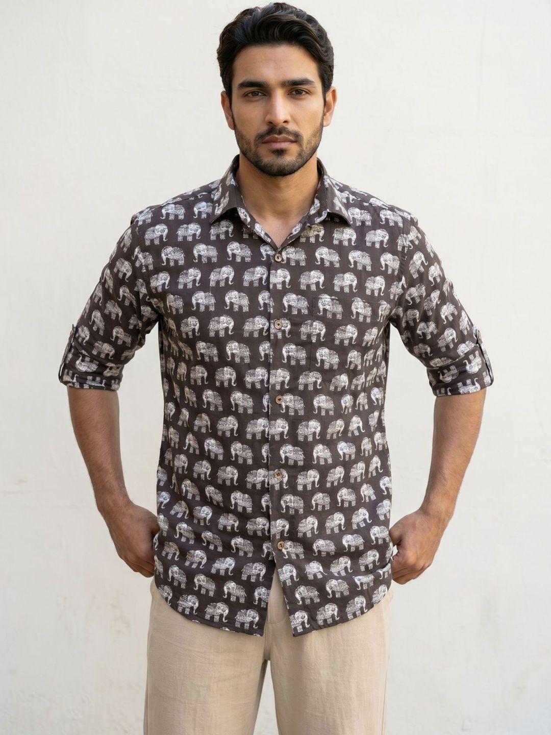 Anouk Mirage Men Standard Printed Casual Shirt