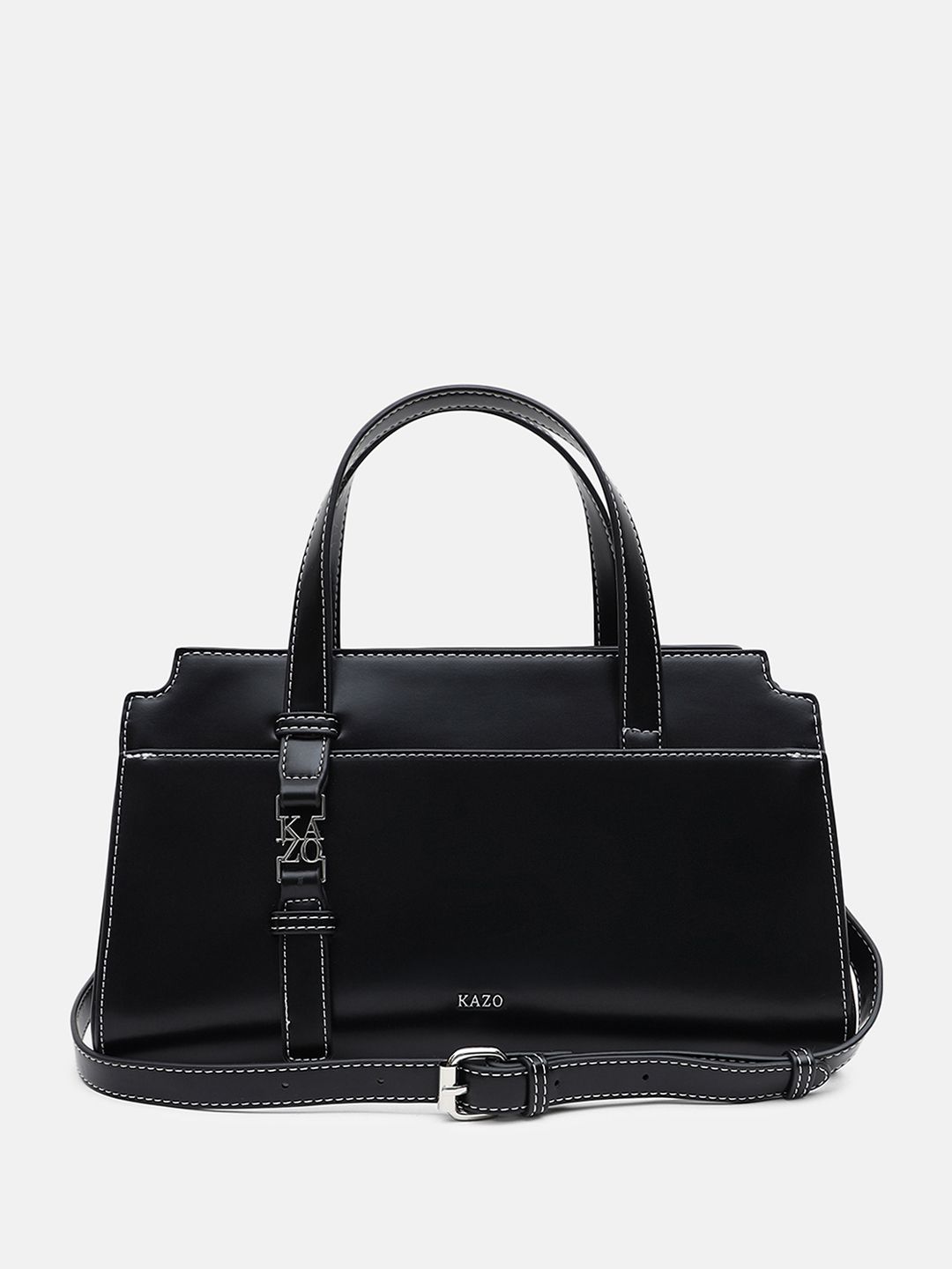 Satchel Kazo Oversized Structured Handheld Bag with Fringed