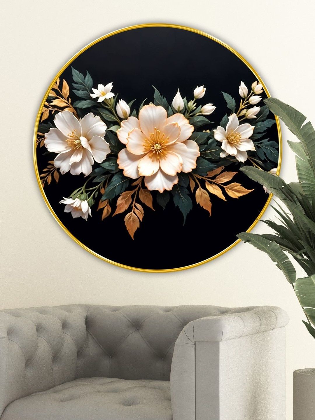 Myntra Elegant Homes Myntra Elegant Homes Black MDF Other Wall Paintings
