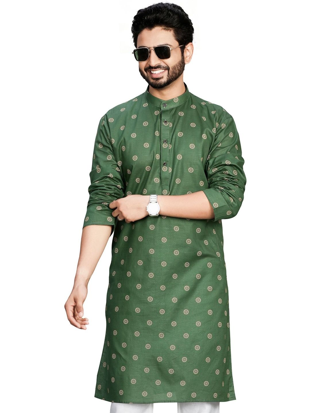 Authentics Men Ethnic Motifs Printed Kurta