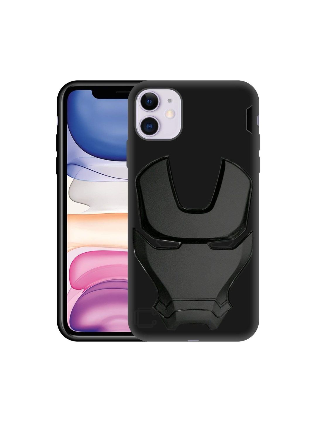 COVERLY Superhero Printed iPhone 11 Back Case Mobile Accessories