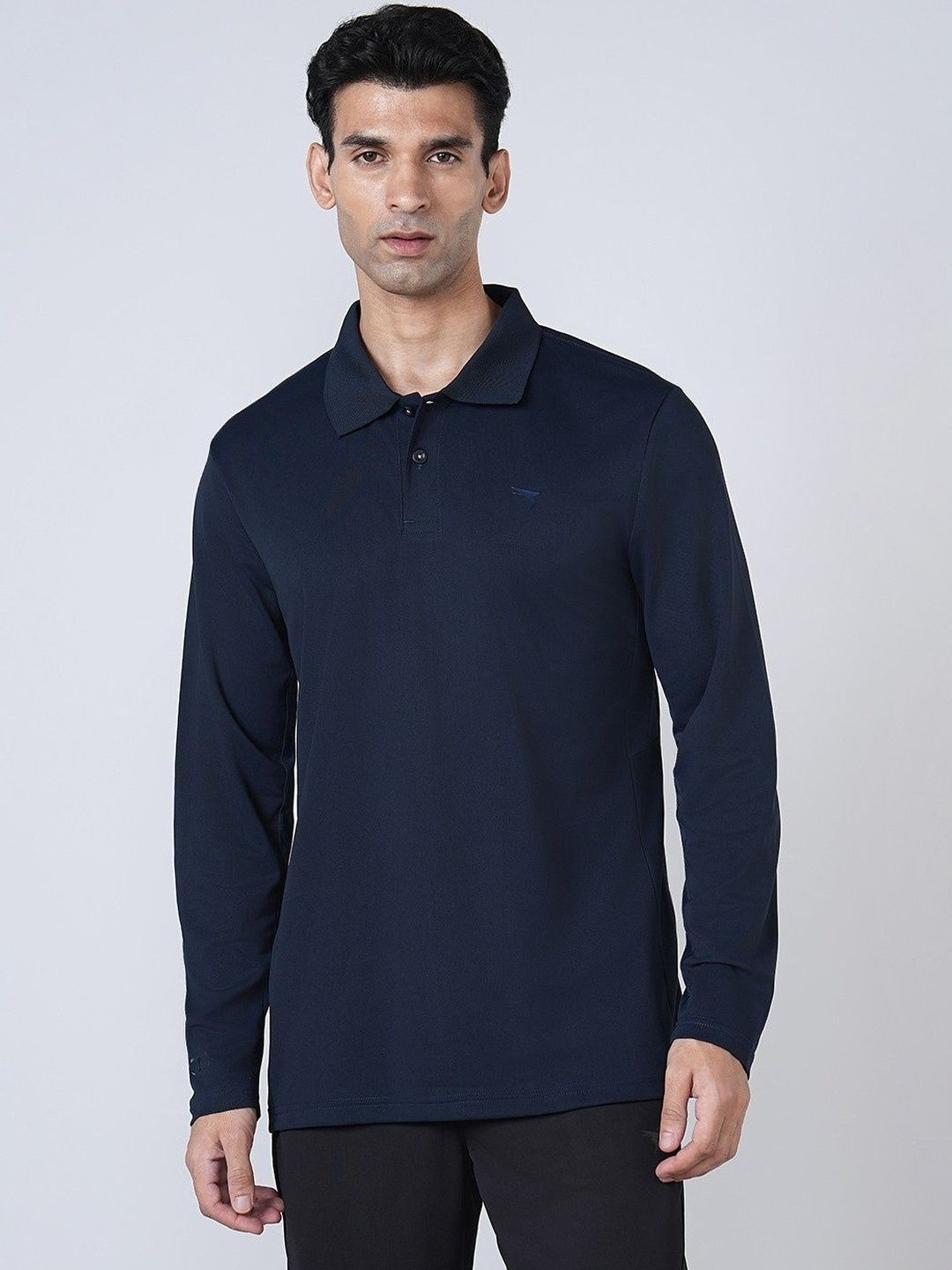 Technosport Men Polo Collar Slim Fit T-shirt