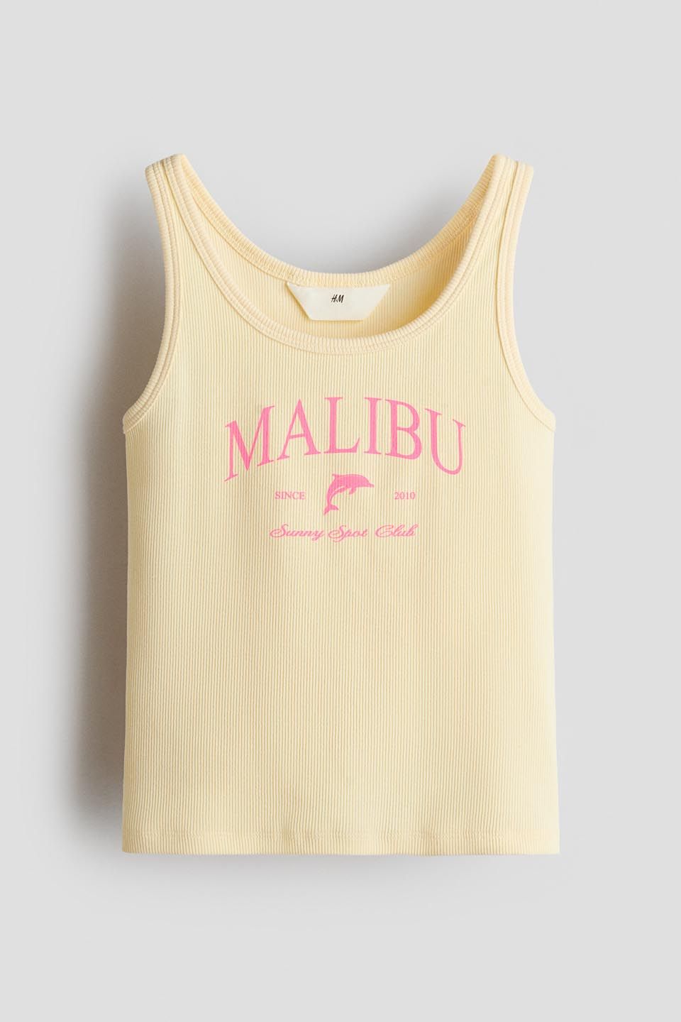 H&M H&M Printed Cotton Vest Top