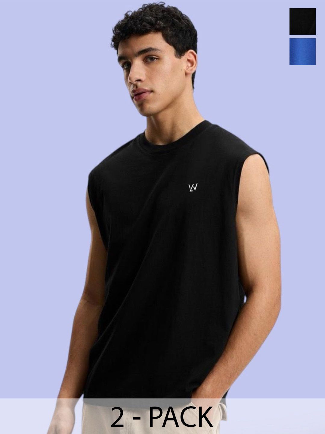 Le Werks Pack of 2 Gym Vest