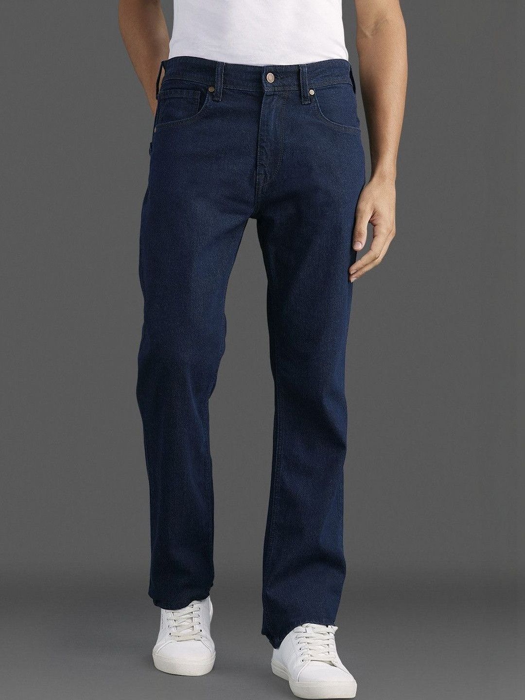 Pepe Jeans Men Holborne Straight Fit Mid-Rise Light Fade Stretchable Jeans
